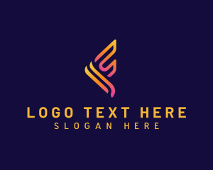 Advertising - Professional Tech Letter F logo design