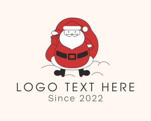 Xmas - Santa Decor Mascot logo design