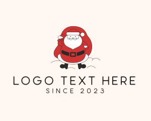 Xmas - Santa Holiday Decor logo design