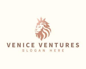 Luxury King Lion logo design