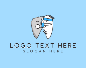 Tooth - Teeth Dental Lovers logo design