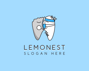 Teeth Dental Lovers Logo
