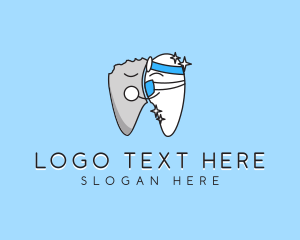 Toothpaste - Teeth Dental Lovers logo design