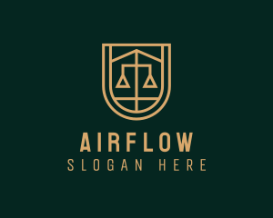 Gold Scale Law  logo design