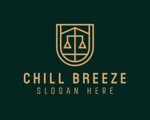 Gold Scale Law  logo design