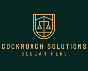 Gold Scale Law  logo design