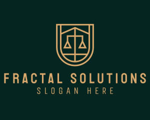 Gold Scale Law  logo design