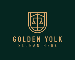 Gold Scale Law  logo design