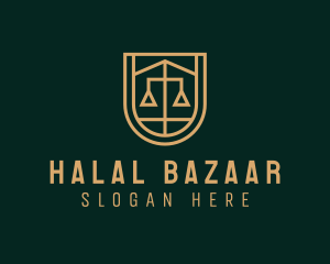 Gold Scale Law  logo design