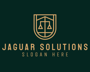 Gold Scale Law  logo design