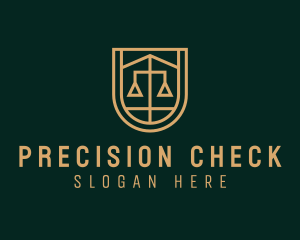 Gold Scale Law  logo design