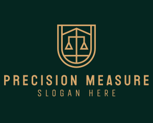 Gold Scale Law  logo design