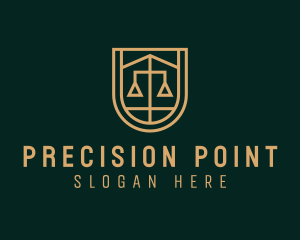 Gold Scale Law  logo design