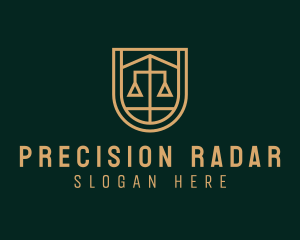 Gold Scale Law  logo design