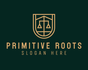 Gold Scale Law  logo design