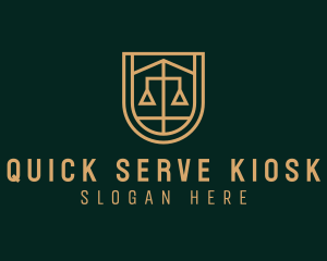 Gold Scale Law  logo design