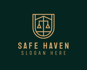 Gold Scale Law  logo design