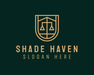 Gold Scale Law  logo design