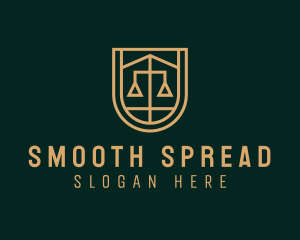 Gold Scale Law  logo design