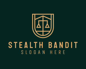 Gold Scale Law  logo design