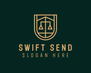 Gold Scale Law  logo design