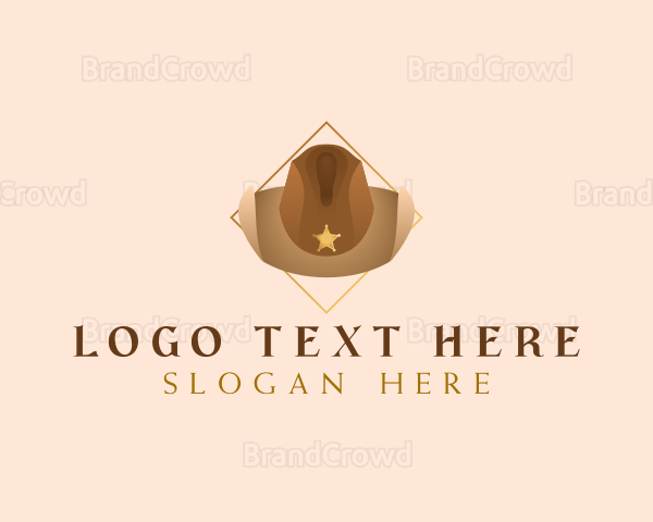 Western Cowboy Hat Logo