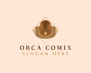 Western Cowboy Hat Logo