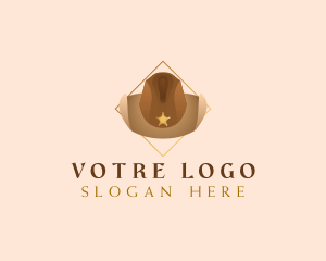 Western Cowboy Hat Logo