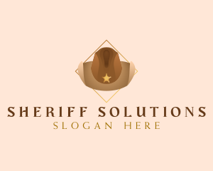 Western Cowboy Hat logo design