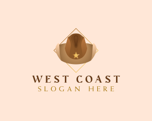 Western Cowboy Hat logo design