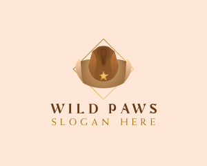 Western Cowboy Hat logo design