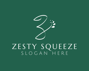 Floral Garden Letter Z logo design