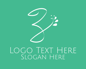 Letter Z - Floral Letter Z logo design