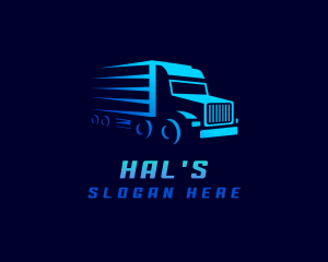 Transportation - Truck Transportation Delivery logo design