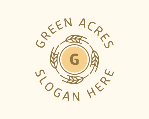 Agricultural - Agricultural Grain Wheat logo design