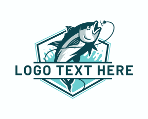 Aquarium - Market Fish Bait logo design