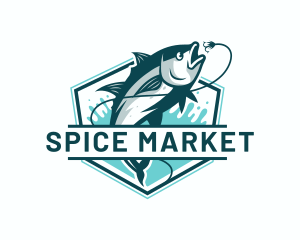 Market Fish Bait logo design