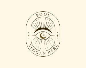 Mystical Eye Boho Logo