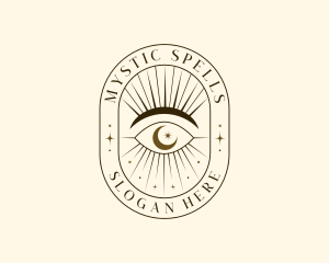 Mystical Eye Boho logo design