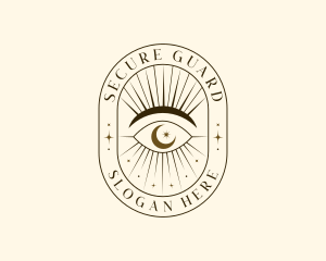 Tarot - Mystical Eye Boho logo design