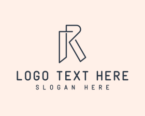 Photographer - Stylish Hotel Brand Letter R logo design