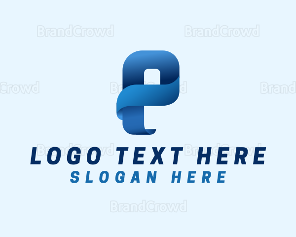 Programmer Tech Letter P Logo