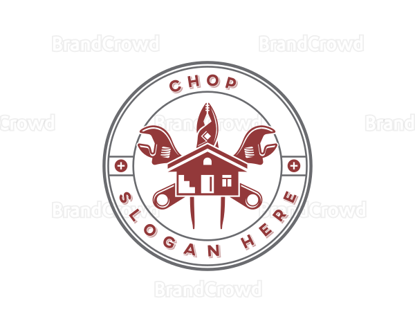 Handyman House Tools Logo