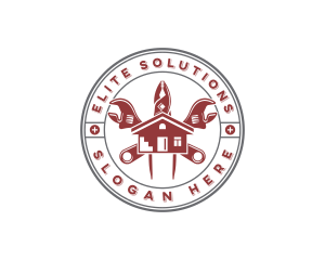 Handyman House Tools Logo