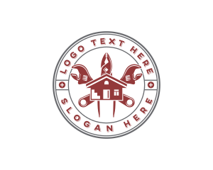 Handyman House Tools Logo