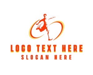 Football - Football Kick Sports logo design