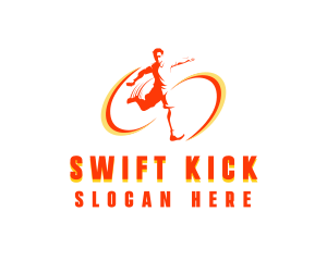 Football Kick Sports logo design