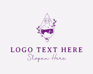 Skincare - Night Beauty Potion logo design