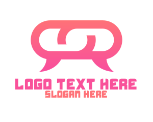 Video Chat - Video Conference Chat logo design