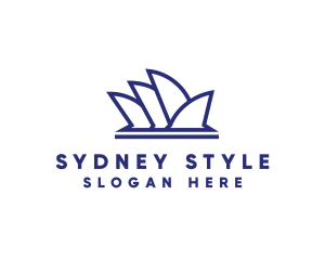 Sydney - Sydney Opera Destination logo design